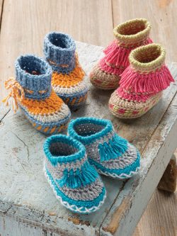 ANNIE'S SIGNATURE DESIGNS: Baby Moccasins Crochet Pattern