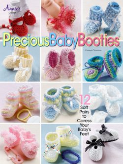 Precious Baby Booties Crochet Pattern Book