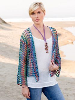 Sand Dollar Cardi & Necklace Crochet Pattern