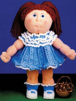 Debbie Ann Doll Pattern & Party Dress Crochet Pattern