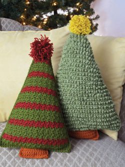 Christmas Tree PIllows Crochet Pattern