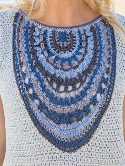 Abalone Mandala Tunic Crochet Pattern