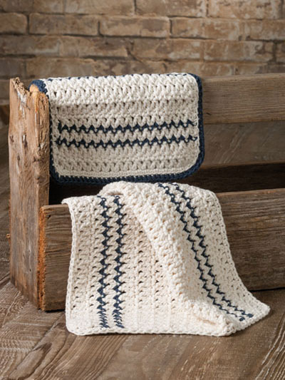 Pillow Ticking Kitchen Set Crochet Pattern