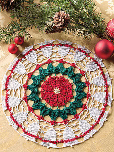 A Very Crochet Christmas - tree skirt