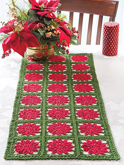 A Very Crochet Christmas - table runner