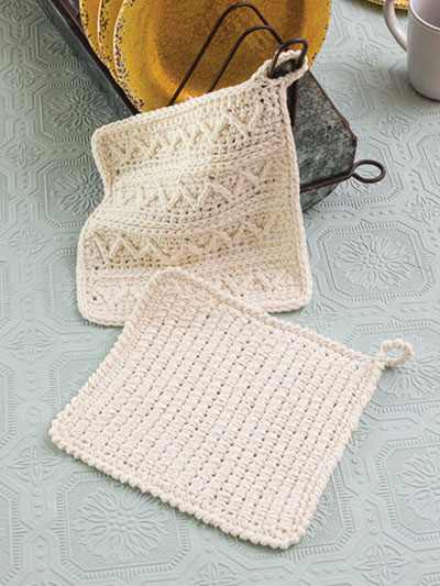 A Gansey Crochet Home Pattern Book - dish towels