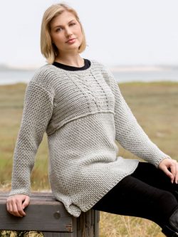 Newlyn Gansey Pullover Crochet Pattern