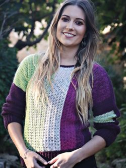 Rhythm Of Life Alpaca Sweater Crochet Pattern