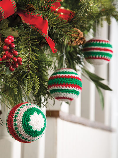 tree ornaments christmas crochet patterns