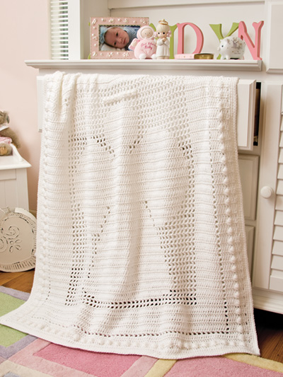Angel Baby Blanket Crochet Pattern